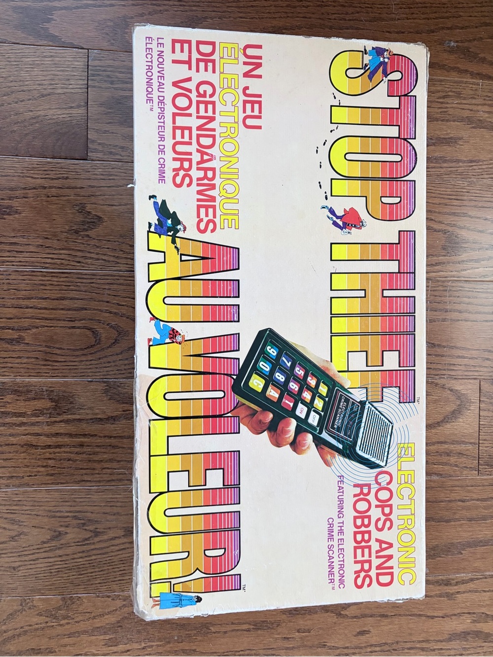 Parker Stop Thief Board Game with Yellow, Red, Blue Game Pieces